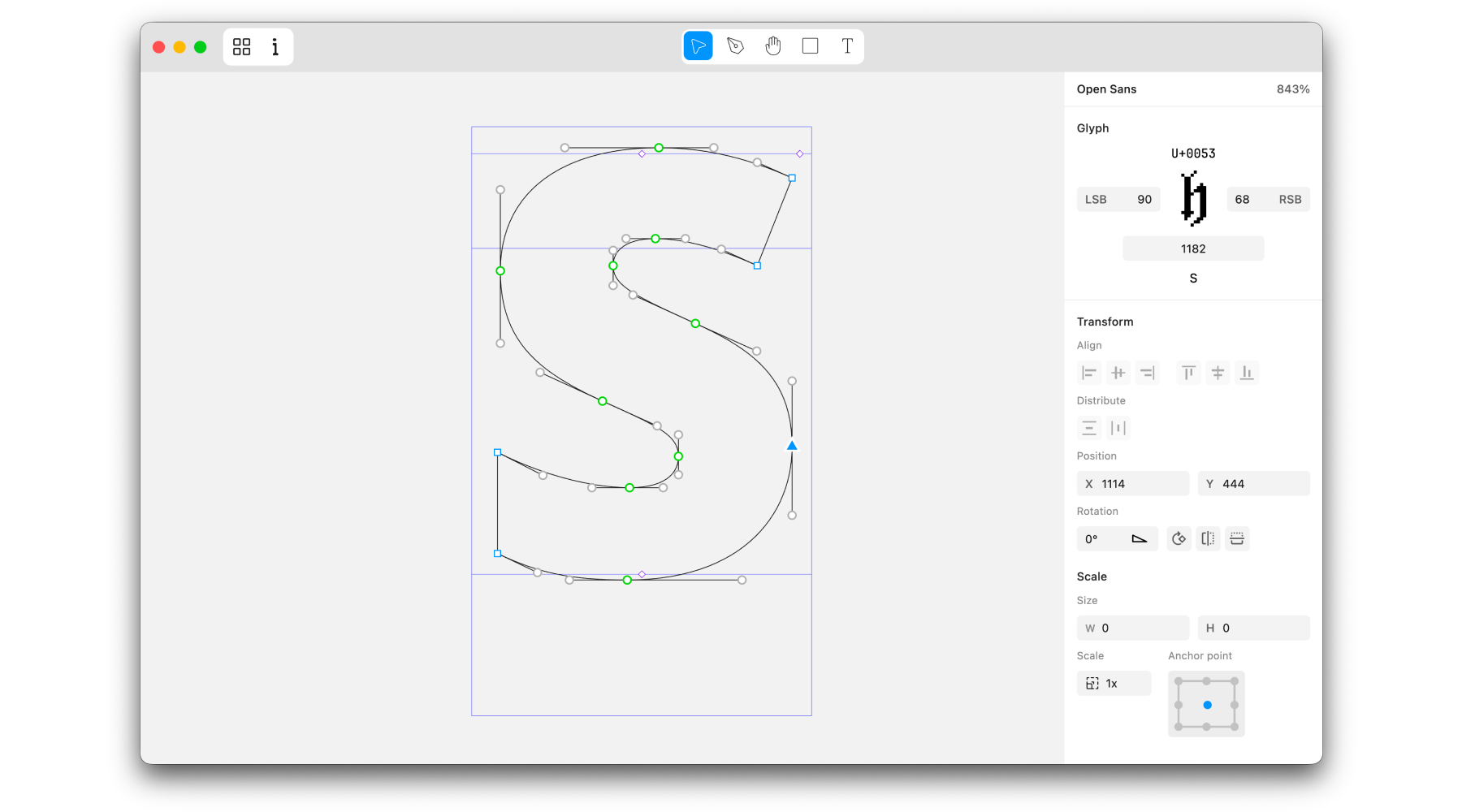 Editor view